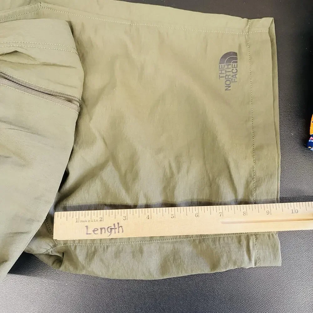The North Face Shorts Men's Size 34 Paramount Trail Dark Olive Green belted